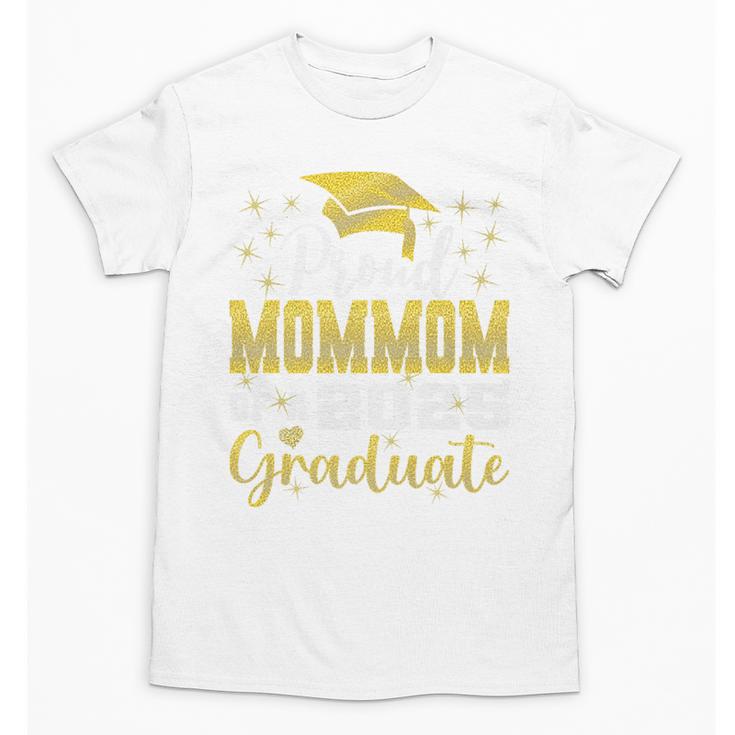 Super Proud Mommom Of 2025 Graduate Senior Graduation Family Premium Unisex T-Shirt