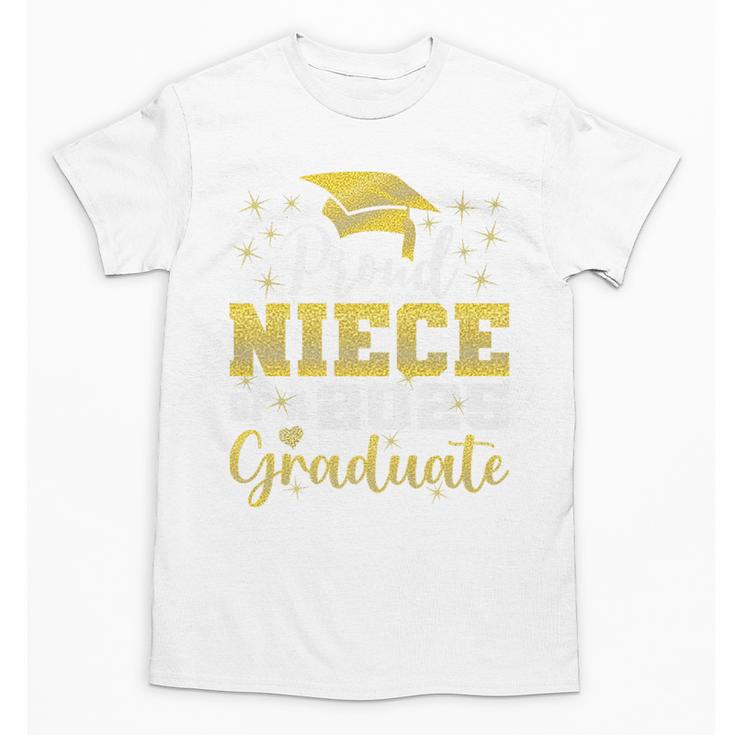 Super Proud Niece Of 2025 Graduate Senior Graduation Family Premium Unisex T-Shirt