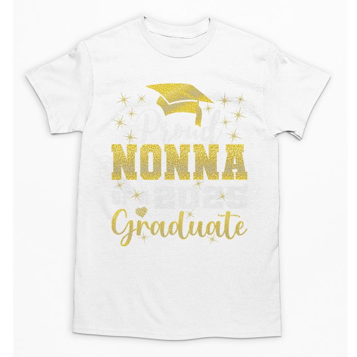 Super Proud Nonna Of 2025 Graduate Senior Graduation Family Premium Unisex T-Shirt