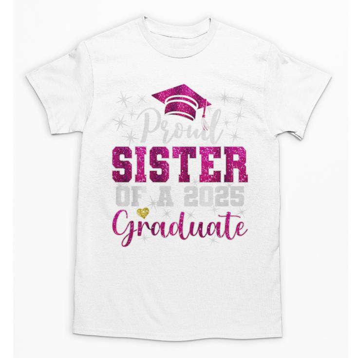 Super Proud Sister Of 2025 Graduate Senior Graduation Family Premium Tri-Blend Unisex T-Shirt
