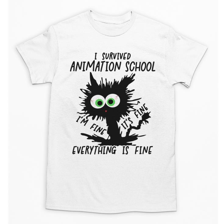 I Survived Animation School Graduation 2026 Unisex T-Shirt