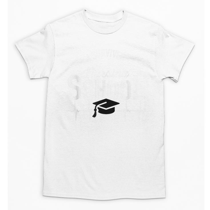 I Survived Nursing School Graduation RN Nurse T Shirt Unisex T-Shirt