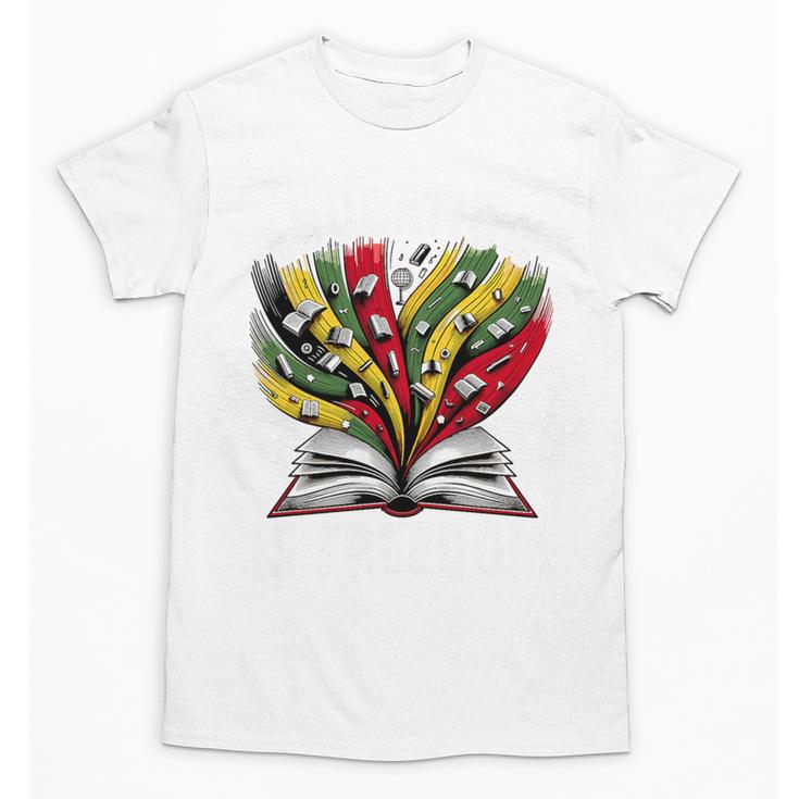 History Education Is Freedom Books Black History Premium Tri-Blend Unisex T-Shirt