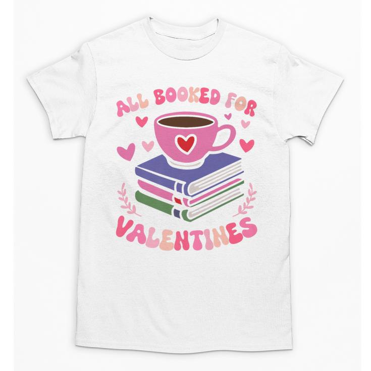 Valentines All Booked For Valentines Book Lovers Teacher Kid Premium Unisex T-Shirt Valentines All Booked For Valentines Book Lovers Teacher Kid Premium Unisex T-Shirt