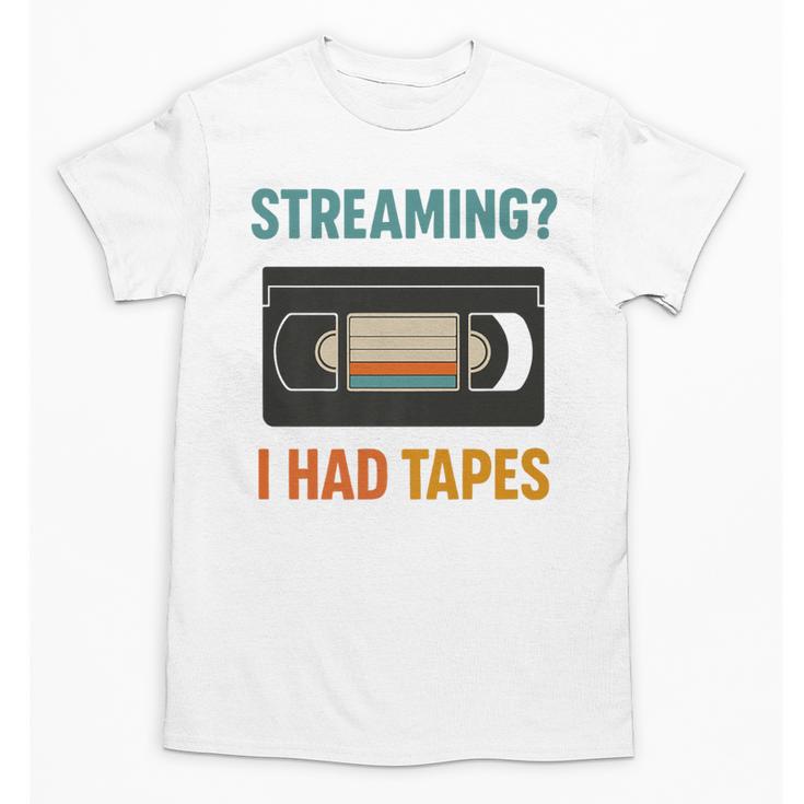 VHS Cassette Tape Retro 80s 90s Nostalgia Premium Unisex T-Shirt