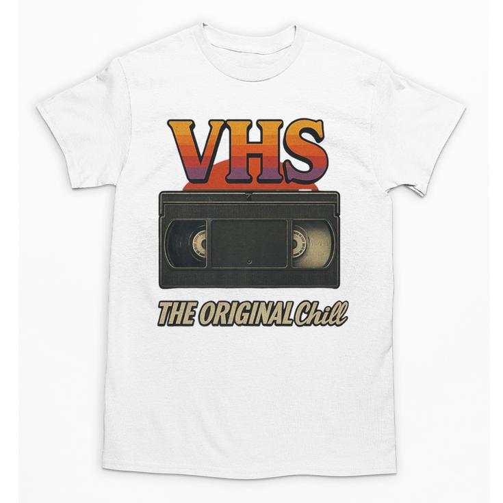 VHS Tape Nostalgia Old School Technology Humor Premium Unisex T-Shirt