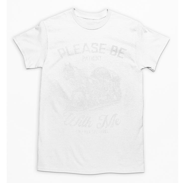 Vintage Horse Please Be Patient With Me I'm From The 1900s Premium Unisex T-Shirt