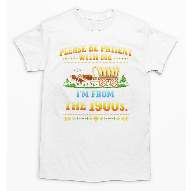Vintage Please Be Patient With Me I'm From The 1900s Premium Tri-Blend Unisex T-Shirt