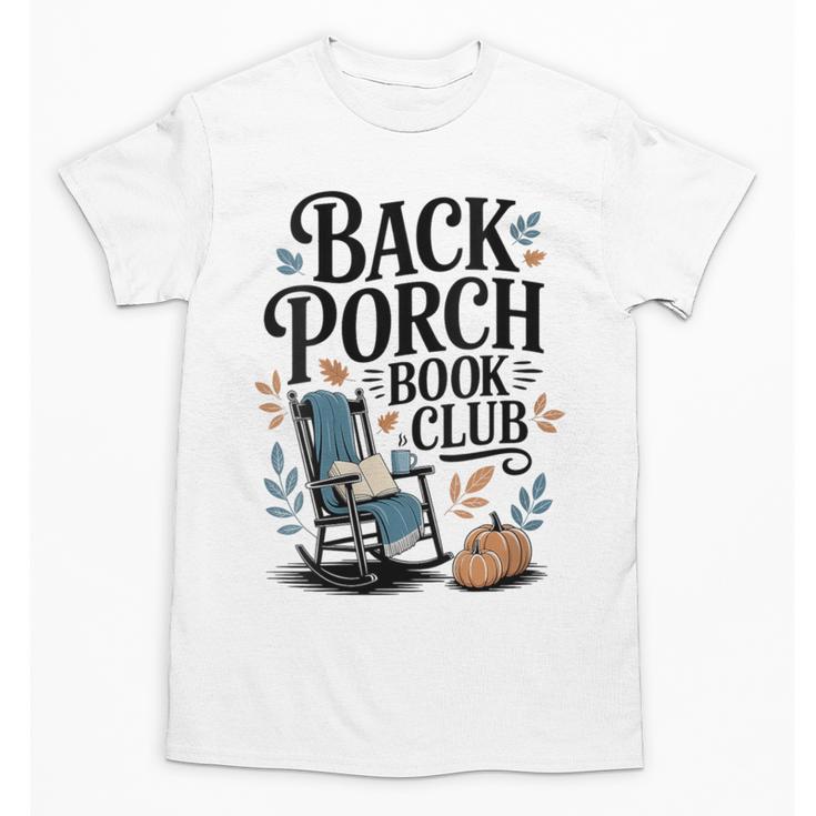 Vintage Reader Author Country Aesthetic Back Porch Book Club Unisex T-Shirt