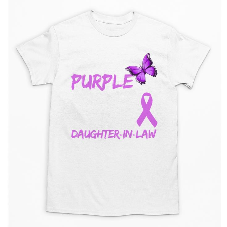 I Wear Purple In Memory Of My Daughter-In-Law Overdose Unisex T-Shirt