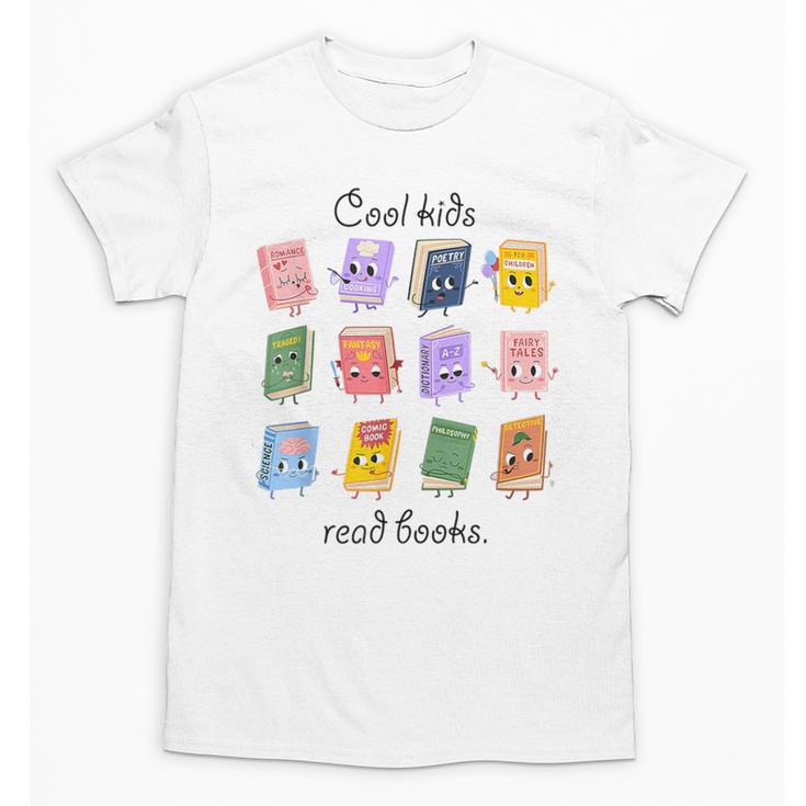 Women Cool Kids Read Books Teacher Back To School Librarian Unisex T-Shirt