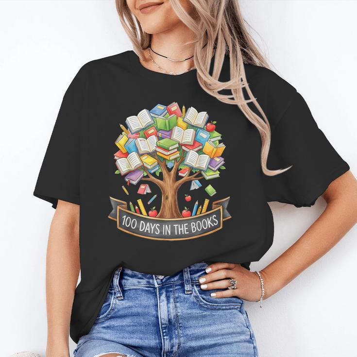 100 Days Of School In The Books Librarian Reading Teacher Unisex T-Shirt