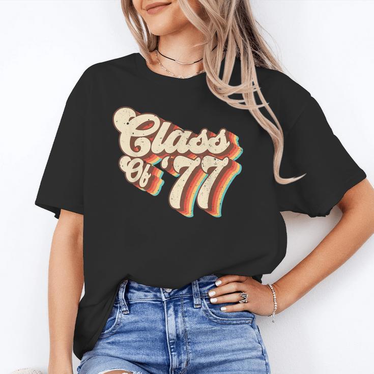 1977 Class Reunion Retro Class Of 77 High School Graduation Unisex T-Shirt