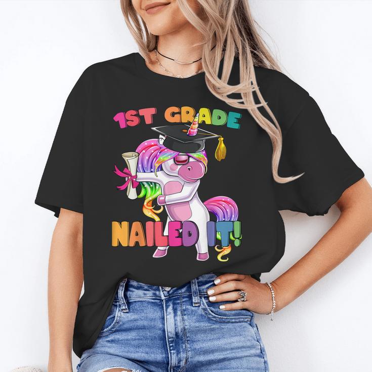 1st Grade Nailed It Flossing Unicorn Graduation Shirt Unisex T-Shirt