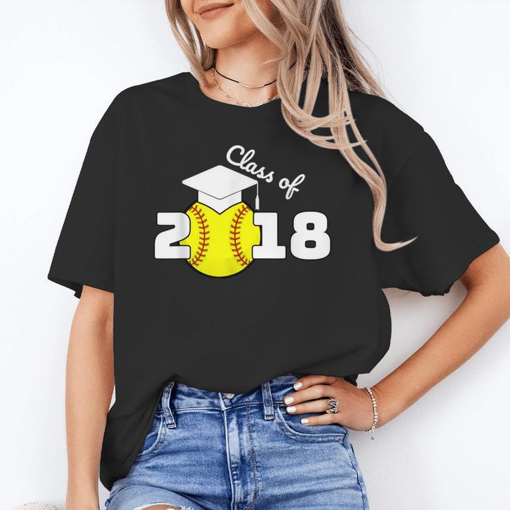 2018 Softball Senior Graduation Shirt For Girls Grad Unisex T-Shirt