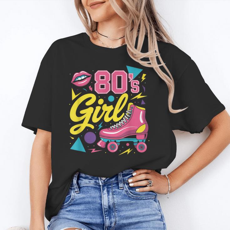 80's Girl Roller Skates Skating Eighties 1980s Nostalgia Unisex T-Shirt 80's Girl Roller Skates Skating Eighties 1980s Nostalgia Unisex T-Shirt