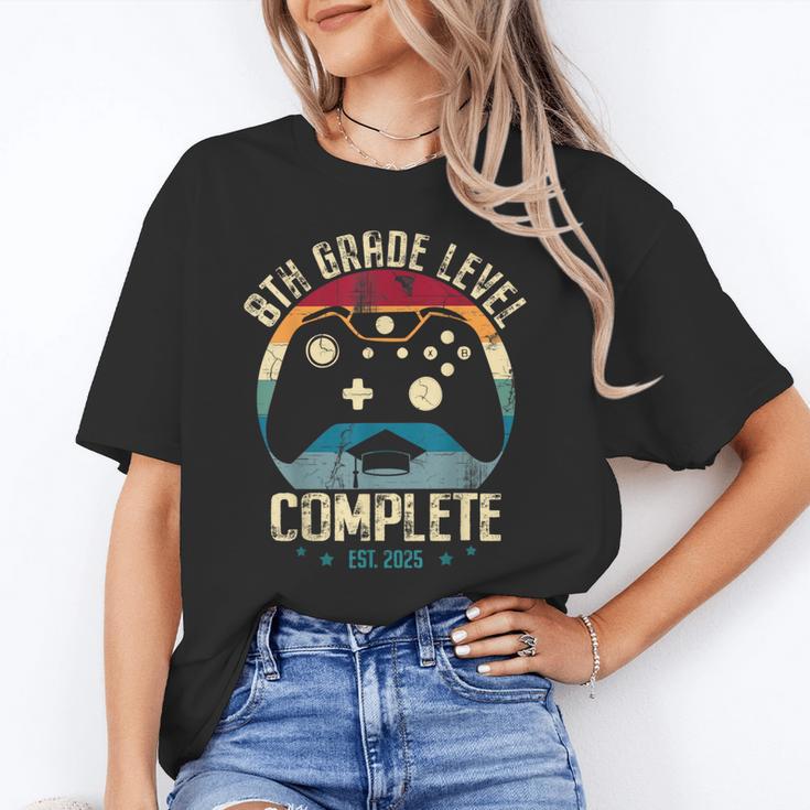 8th Grade Level Complete Gamer Class Of 2025 Graduation Boy Unisex T-Shirt