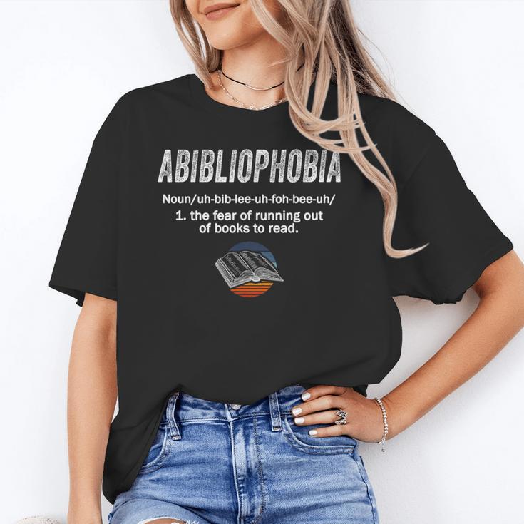 Abibliophobia Pupil Reading Bookworm Tees Reader Unisex T-Shirt