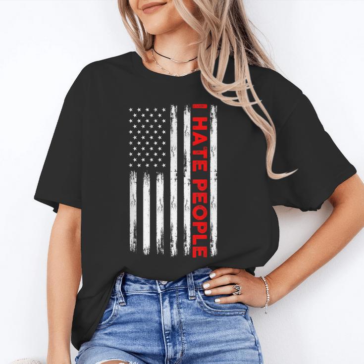 American Flag Loner Geeks Antisocial For Introvert Pride Unisex T-Shirt American Flag Loner Geeks Antisocial For Introvert Pride Unisex T-Shirt
