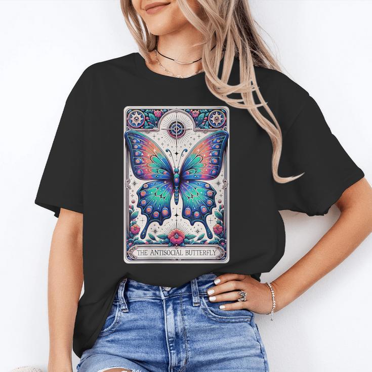 Antisocial Butterfly Introvert Distressed Unisex T-Shirt Antisocial Butterfly Introvert Distressed Unisex T-Shirt