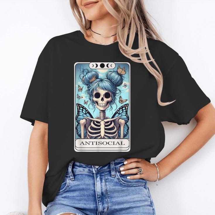 Antisocial Butterfly Tarot Card Introvert Women Stay Home Unisex T-Shirt Antisocial Butterfly Tarot Card Introvert Women Stay Home Unisex T-Shirt