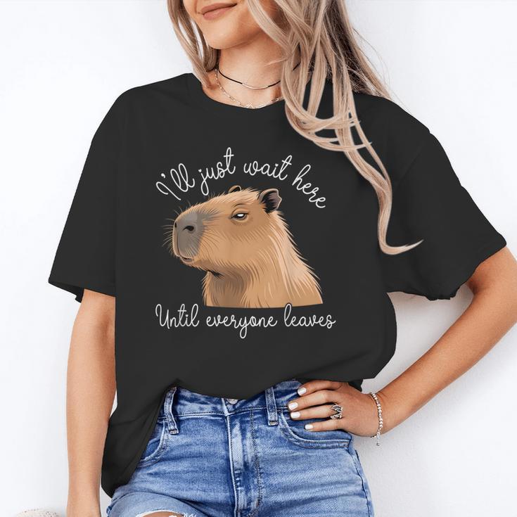 Antisocial Introvert Capybara Sarcastic Humor Unisex T-Shirt Antisocial Introvert Capybara Sarcastic Humor Unisex T-Shirt