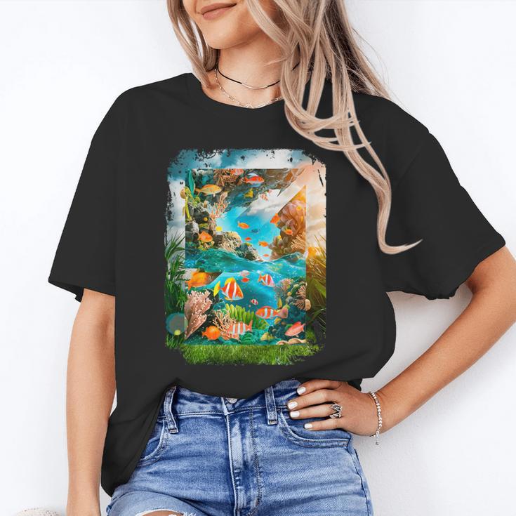 Aqua In The Skies Frutiger Aero Unisex T-Shirt
