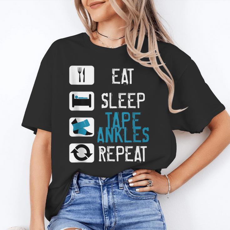 Athletic Trainer Eat Sleep Tape Ankles Graduation Unisex T-Shirt