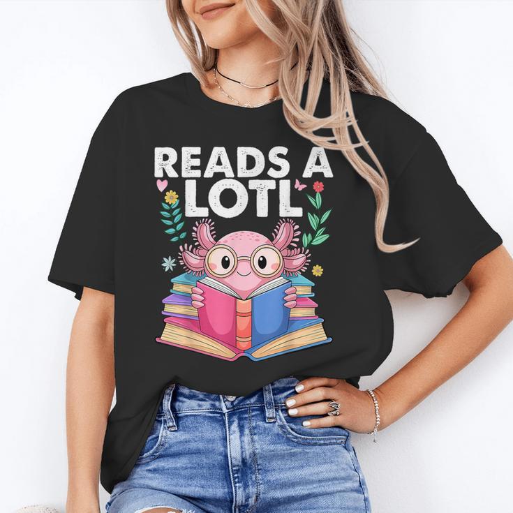 Axolotl Books Readsalotl Reading Bookworm Boys Girls Unisex T-Shirt Axolotl Books Readsalotl Reading Bookworm Boys Girls Unisex T-Shirt