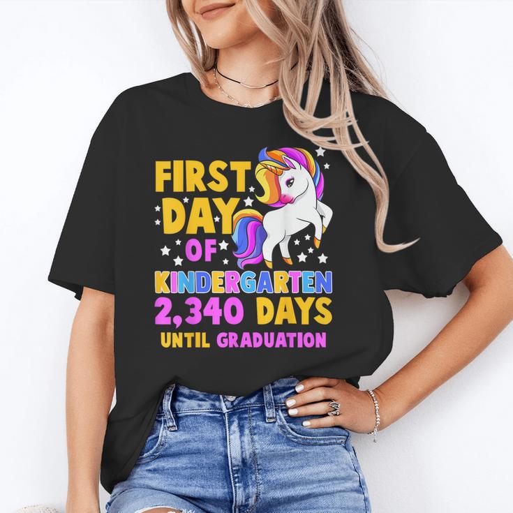 Back To School First Day Of Kindergarten Graduation Unicorn Unisex T-Shirt