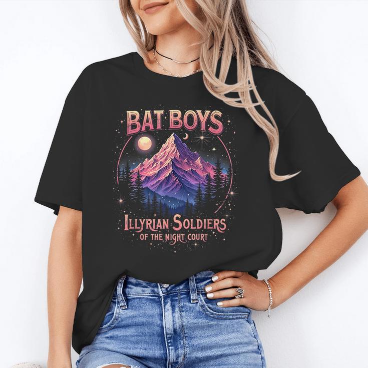Bat Boys Night Court Mountain Nesta Bookworm ACOSF Bookish Unisex T-Shirt