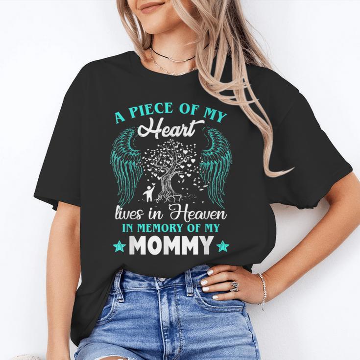 Big Piece Of My Heart Live Heaven In Memory Of My Mom Best Unisex T-Shirt