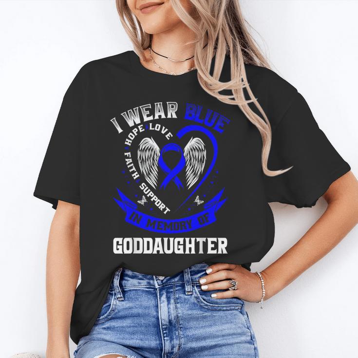 Blue In Memory Of Goddaughter Colon Cancer Awareness Shirts Unisex T-Shirt