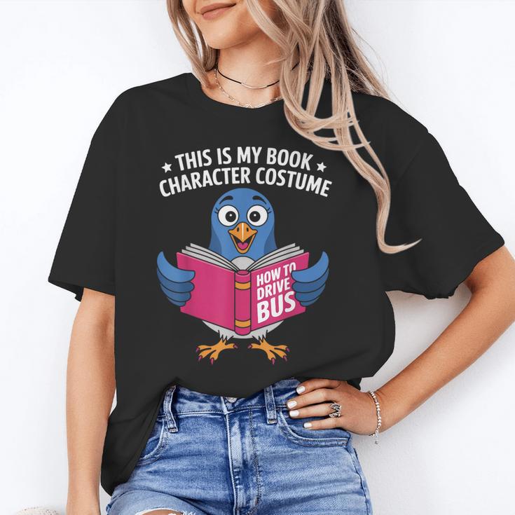 This Is My Book Character Costume Cute Pigeon Kids Reading Unisex T-Shirt This Is My Book Character Costume Cute Pigeon Kids Reading Unisex T-Shirt