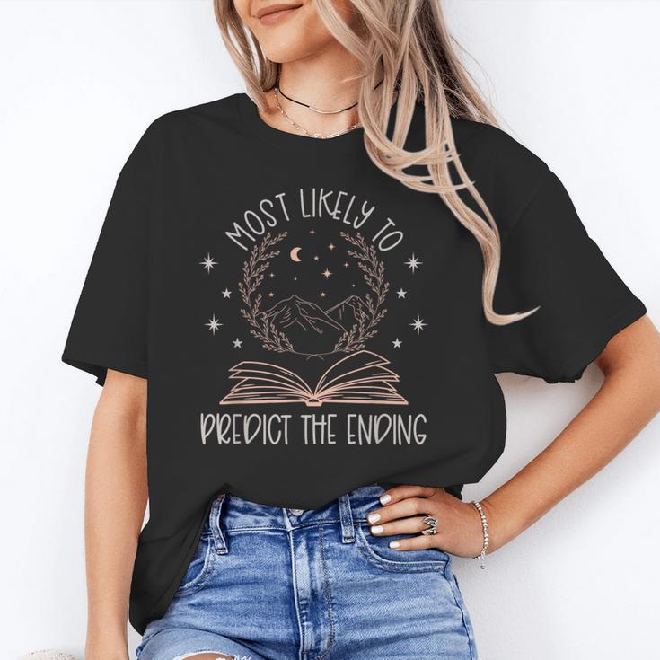 Book Club Shirts For Women Most Likely To Predict End Unisex T-Shirt