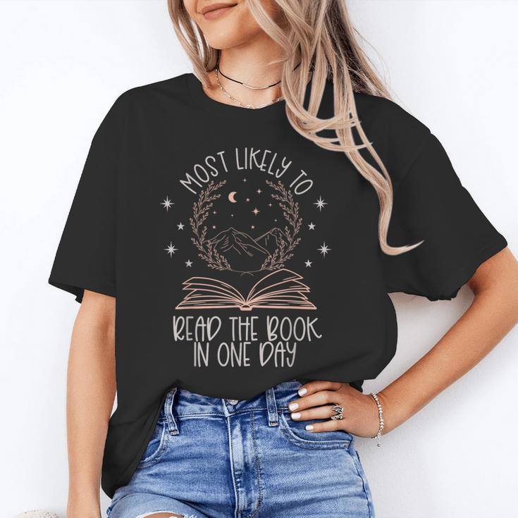 Book Club Shirts For Women Most Likely To Read One Day Unisex T-Shirt