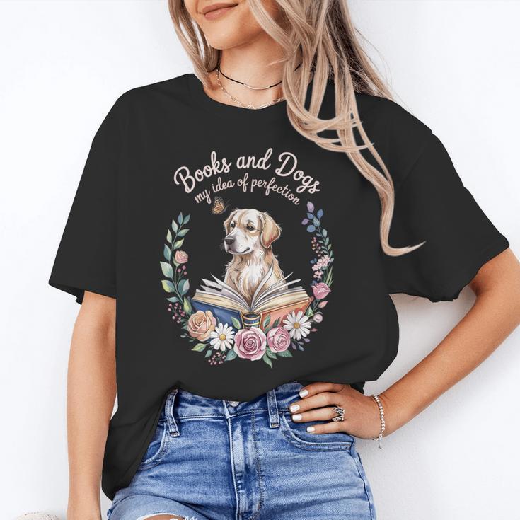 Book And Dog Lover Reading Humor Librarian Unisex T-Shirt
