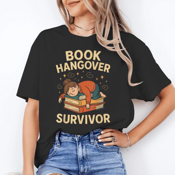 Book Hangover Survivor Reading Humor Librarian Bibliophiles Unisex T-Shirt