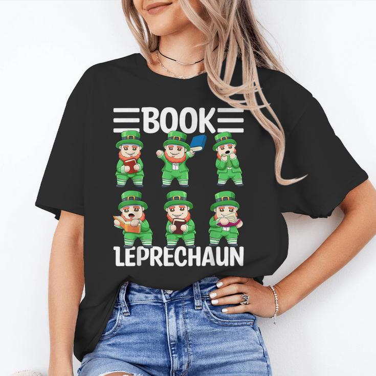 Book Leprechaun St Patrick's Day Library Librarian Reading Unisex T-Shirt Book Leprechaun St Patrick's Day Library Librarian Reading Unisex T-Shirt