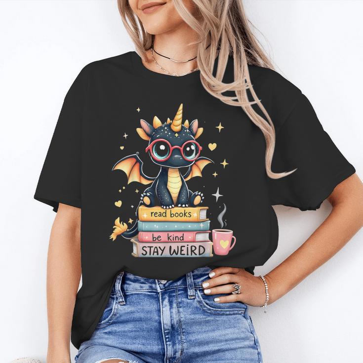 Book Lover Chibi Dragon With Big Red Glasses Bookworm Unisex T-Shirt Book Lover Chibi Dragon With Big Red Glasses Bookworm Unisex T-Shirt