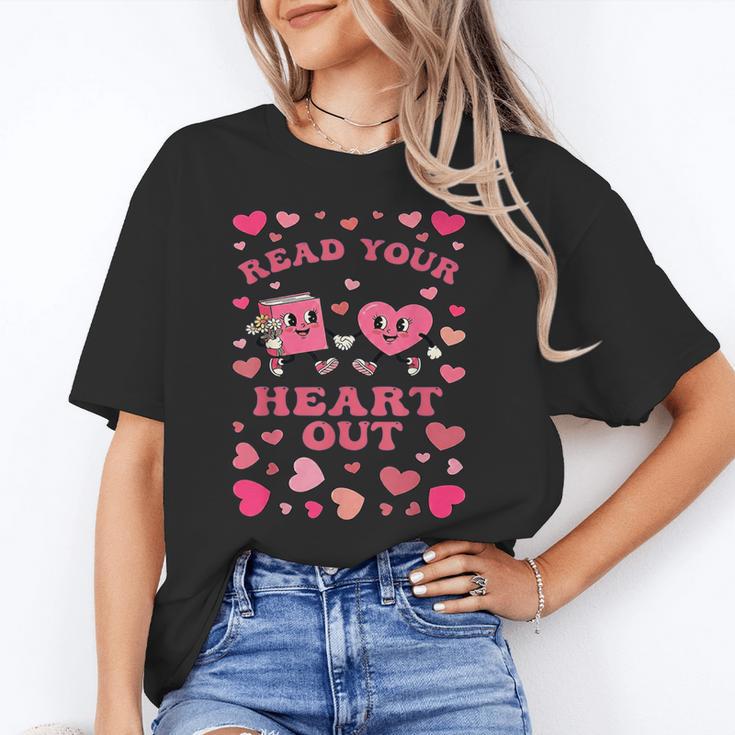 Book Lover Read Your Heart Out Teacher Valentines Unisex T-Shirt