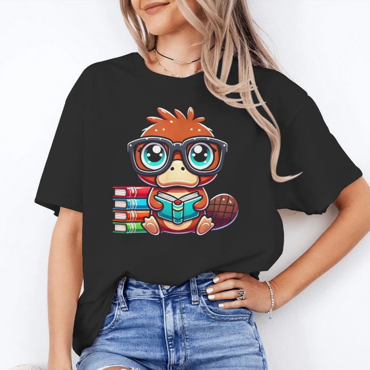 Book Lover Reading Platypus Unisex T-Shirt Book Lover Reading Platypus Unisex T-Shirt