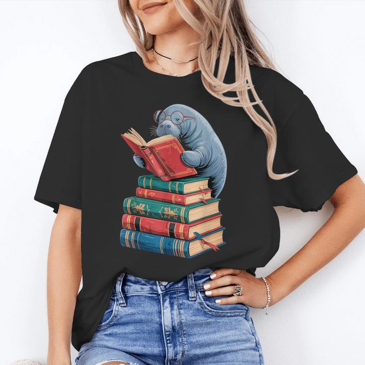 Book Reading Book Reader Manatees Sea Animal Sea Cow Manatee Unisex T-Shirt