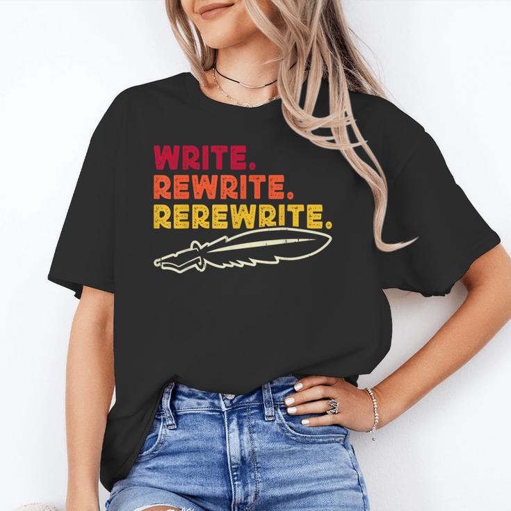 Book Writer Quote Author Journalist Rewrite Novelist Unisex T-Shirt Book Writer Quote Author Journalist Rewrite Novelist Unisex T-Shirt