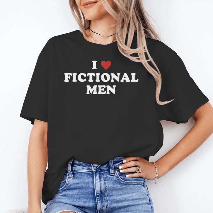 Bookish Quote Reading Lover I Love Fictional Men Unisex T-Shirt
