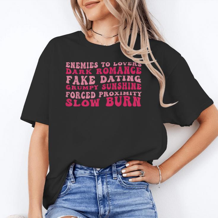 Bookish Romance Tropes Book Club Reader Spicy Book Lover Unisex T-Shirt Bookish Romance Tropes Book Club Reader Spicy Book Lover Unisex T-Shirt