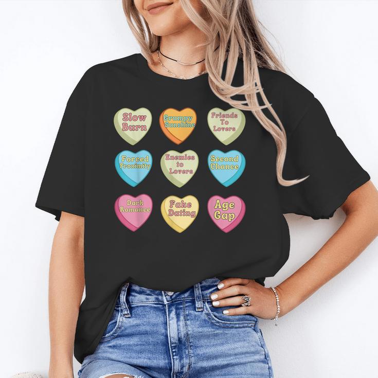 Bookish Romance Tropes Smut Reader Spicy Book Lover Unisex T-Shirt