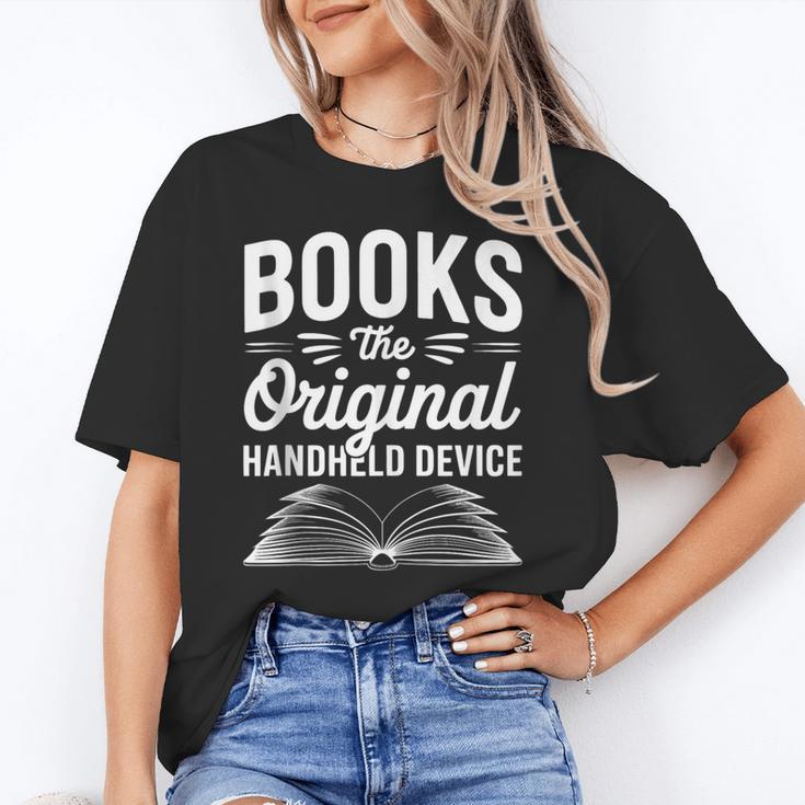 Books The Original Handheld Device Book Reading Unisex T-Shirt Books The Original Handheld Device Book Reading Unisex T-Shirt