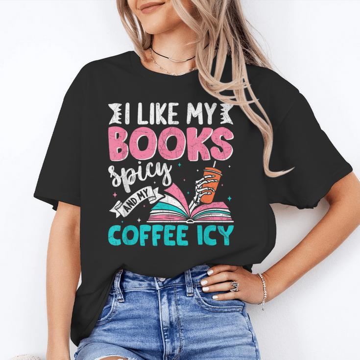 I Like My Books Spicy Coffee ICY Unisex T-Shirt I Like My Books Spicy Coffee ICY Unisex T-Shirt