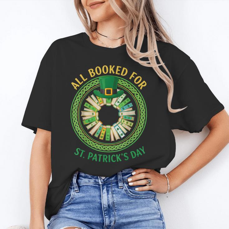 Bookworm Irish All Booked For St Patrick's Day Book Lover Unisex T-Shirt Bookworm Irish All Booked For St Patrick's Day Book Lover Unisex T-Shirt